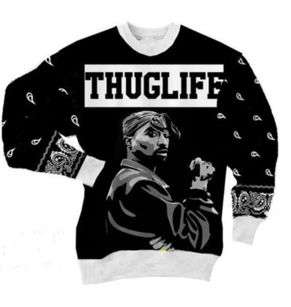 fashion mens/womans tupac 2pac funny 3d printing sweatshirt outfits hoodies plus size aa066, Black
fashion mens/womans tupac 2pac funny 3d printing sweatshirt outfits hoodies plus size aa066, Black