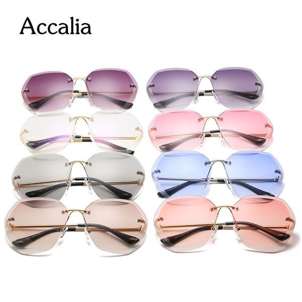 accalia 2020 pink metal goggle rimless sunglasses women ocean lens classic brand designer men/women sun glasses women uv400 box, White;black
accalia 2020 pink metal goggle rimless sunglasses women ocean lens classic brand designer men/women sun glasses women uv400 box, White;black