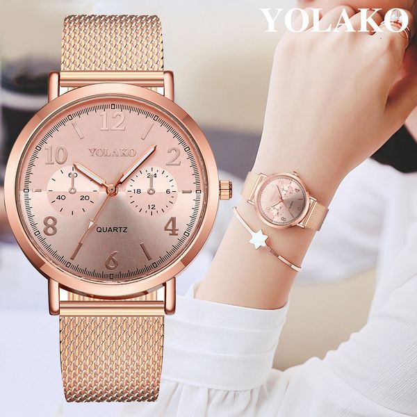 yolako women wrist watches casual quartz plastic band newv strap analog woman watches minimalistic watch female ladies watch, Slivery;brown
yolako women wrist watches casual quartz plastic band newv strap analog woman watches minimalistic watch female ladies watch, Slivery;brown