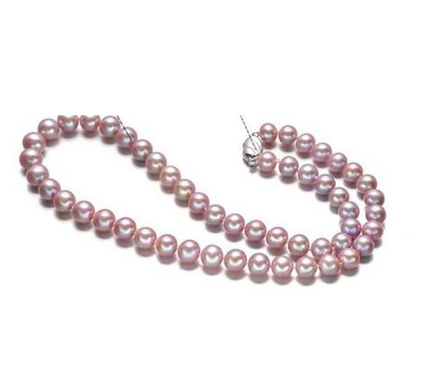 envÃo gratis elegante de 9-10mm ronda lavanda collar de perlas 18 pulgadas 925 s, Silver
envÃo gratis elegante de 9-10mm ronda lavanda collar de perlas 18 pulgadas 925 s, Silver