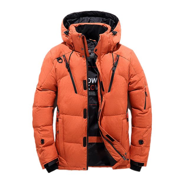 2019 90% white duck thick down jacket men coat snow parkas male warm brand clothing winter down jacket outerwear, Black
2019 90% white duck thick down jacket men coat snow parkas male warm brand clothing winter down jacket outerwear, Black