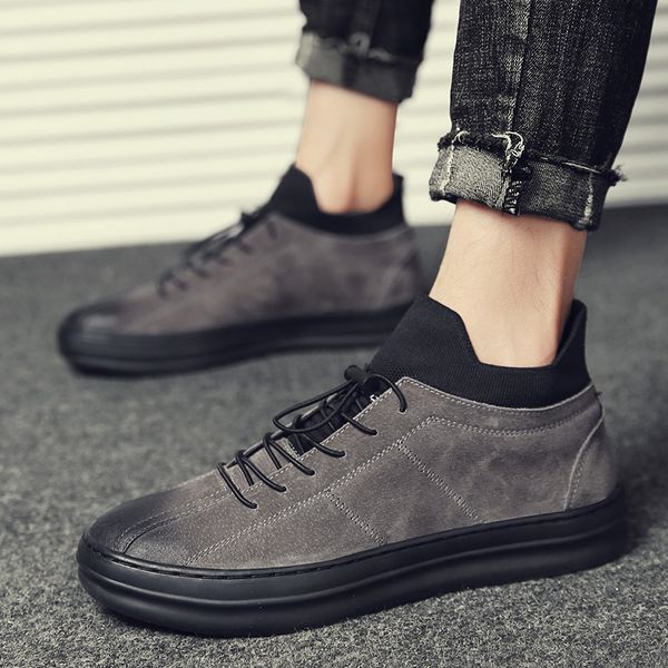 new fashion men shoes moccasins leather shoes genuine leather autumn men casual chaussure homme sneakers, Black
new fashion men shoes moccasins leather shoes genuine leather autumn men casual chaussure homme sneakers, Black