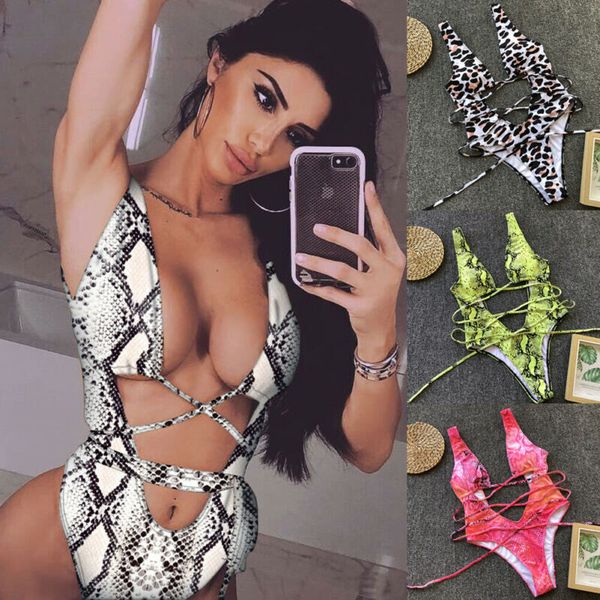 women ladies one-piece leopard printed swimsuit bandage monokini beachwear swimwear summer bikini bathing suit
women ladies one-piece leopard printed swimsuit bandage monokini beachwear swimwear summer bikini bathing suit