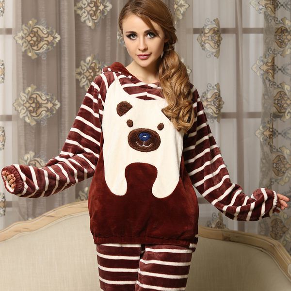autumn winter coral velvet ms pajama sets cute animal sleepwear thick pyjamas for ladies' pajamas warm home clothes jw375, Blue;gray
autumn winter coral velvet ms pajama sets cute animal sleepwear thick pyjamas for ladies' pajamas warm home clothes jw375, Blue;gray