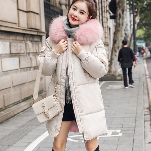 vogue long coat fur collar hooded parka woman fashion long sleeve slim jacket women nice winter casual simple coats lady, Black
vogue long coat fur collar hooded parka woman fashion long sleeve slim jacket women nice winter casual simple coats lady, Black