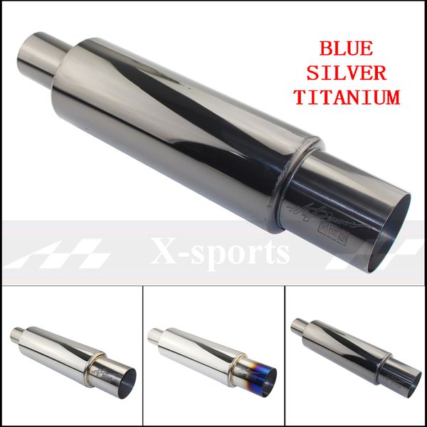 car exhaust pipe muffler tail pipe universal stainless steel 304 2inches 2.5inches length: 510 mm bump logo 2 color
car exhaust pipe muffler tail pipe universal stainless steel 304 2inches 2.5inches length: 510 mm bump logo 2 color
