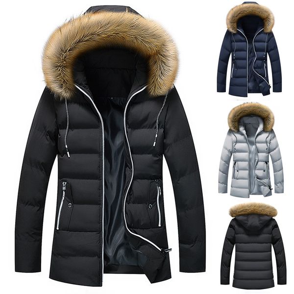 loose winter thick solid cotton coat jacket brand jackets windproof warm classic outwear men's long sleeve quality coats hooded, Black
loose winter thick solid cotton coat jacket brand jackets windproof warm classic outwear men's long sleeve quality coats hooded, Black