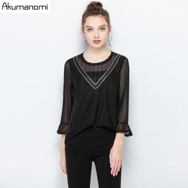 striped patchwork blouses shirts women clothes plus size 5xl xl spring autumn ladies black femininas camisas clothing female, White
striped patchwork blouses shirts women clothes plus size 5xl xl spring autumn ladies black femininas camisas clothing female, White