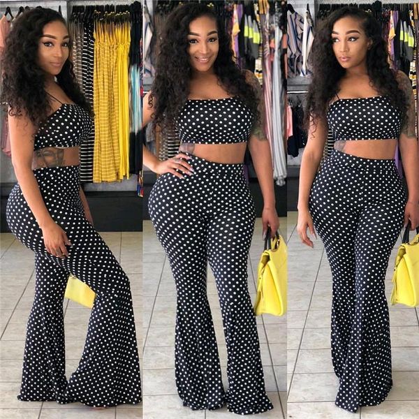 panelled womens 2pcs pants fashion wave point print condole belt vest flared trousers womens 2pcs pants females clothing, White
panelled womens 2pcs pants fashion wave point print condole belt vest flared trousers womens 2pcs pants females clothing, White