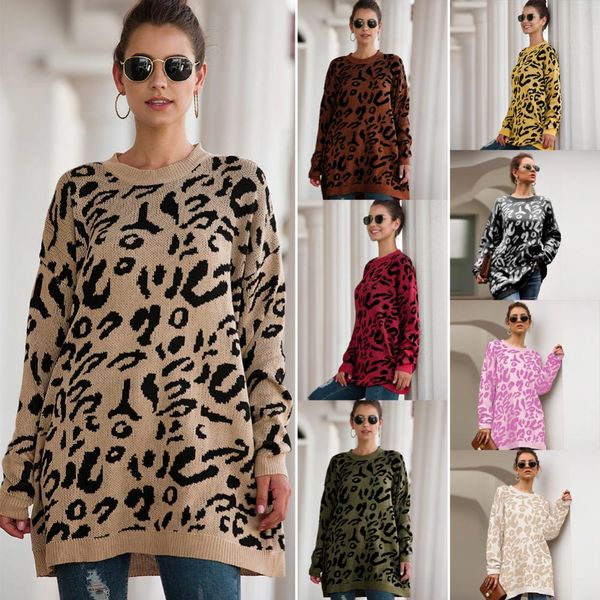women leopard deer long sleeve crew neck knitted oversized pullover sweater pullovers warm 2019 new arrival, White;black
women leopard deer long sleeve crew neck knitted oversized pullover sweater pullovers warm 2019 new arrival, White;black