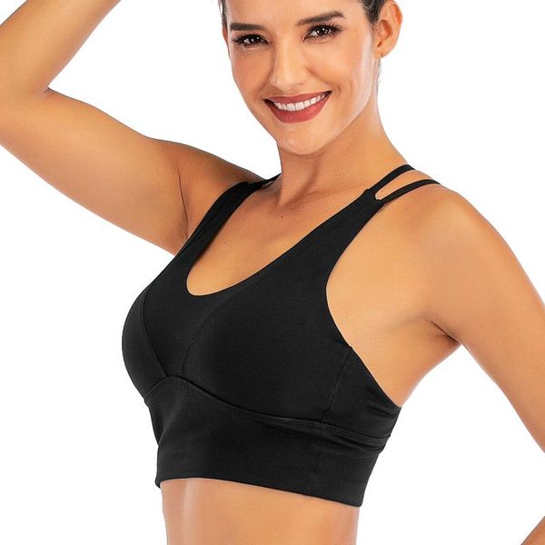 push up sports bra active wear widened hem sports underwear high support bra for fitness, White;black
push up sports bra active wear widened hem sports underwear high support bra for fitness, White;black