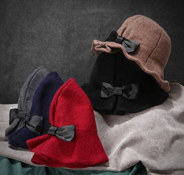 2020 pretty male autumn/winter thick wool-wool blended bow-tie sunshade fisherman hat knit elegant cap concave shape lady basin hat, Blue;gray
2020 pretty male autumn/winter thick wool-wool blended bow-tie sunshade fisherman hat knit elegant cap concave shape lady basin hat, Blue;gray