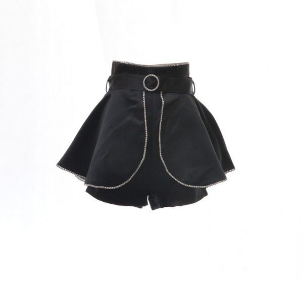 2020 весна алмазный полосатый модные wild wide leg узелок высокой талией юбка, White;black
2020 весна алмазный полосатый модные wild wide leg узелок высокой талией юбка, White;black