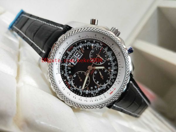 elling men wristwatches a44362 46mm motors black stainless steel leather bands strap vk quartz chronograph working mens watch watches, Slivery;brown
elling men wristwatches a44362 46mm motors black stainless steel leather bands strap vk quartz chronograph working mens watch watches, Slivery;brown