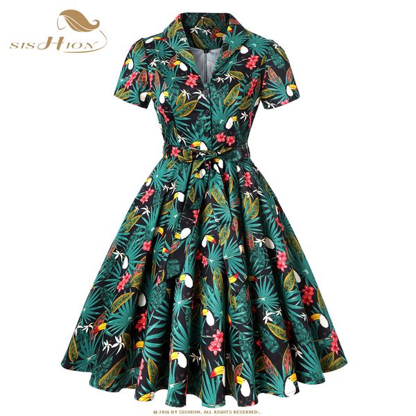 sishion toucan palm flower print vintage dress 2020 plus size floral cotton tunic women ladies swing rockabilly dresses sd0002, Black;gray
sishion toucan palm flower print vintage dress 2020 plus size floral cotton tunic women ladies swing rockabilly dresses sd0002, Black;gray