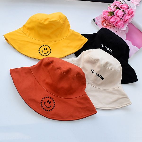 female summer tide all-match smiling face sun smalle fisherman bucket bucket hat female sun hat, Blue;gray
female summer tide all-match smiling face sun smalle fisherman bucket bucket hat female sun hat, Blue;gray