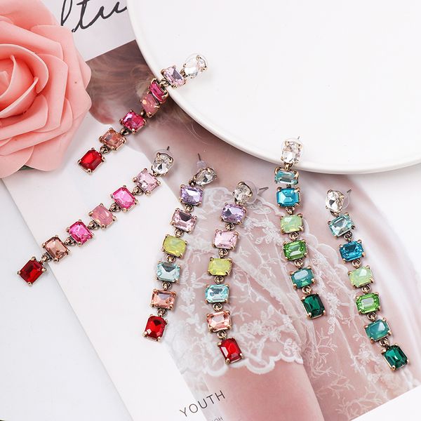jujia mix earrings for women fashion wedding statement jewelry crystal long tassel women dangle earring, Golden
jujia mix earrings for women fashion wedding statement jewelry crystal long tassel women dangle earring, Golden