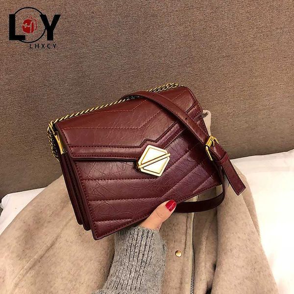 retro female square large bag 2020 new pu leather women's handbag wild chain lock shoulder messenger bags
retro female square large bag 2020 new pu leather women's handbag wild chain lock shoulder messenger bags