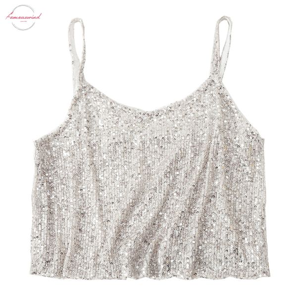 outside camis wear condole belt spring chic disco dancing glittering sequins vest female woman club clothes, White
outside camis wear condole belt spring chic disco dancing glittering sequins vest female woman club clothes, White