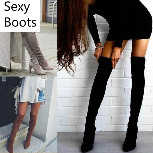 size 35-43 2019 new shoes women boots black over the knee boots female autumn winter lady thigh high shoes
size 35-43 2019 new shoes women boots black over the knee boots female autumn winter lady thigh high shoes