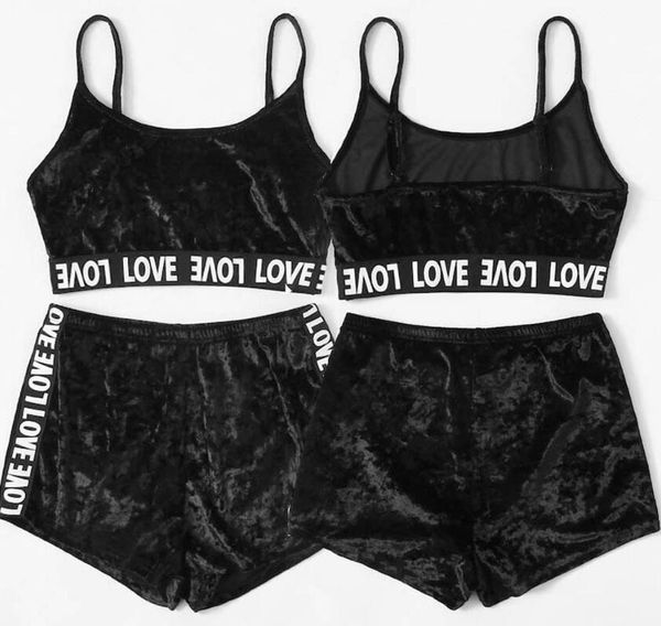 2pcs velvet sleepwear sets womens fashion nightwear two piece suits summer 2023 shorts pajamas girl underwear gga3490-1, Black;red
2pcs velvet sleepwear sets womens fashion nightwear two piece suits summer 2023 shorts pajamas girl underwear gga3490-1, Black;red