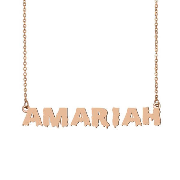 personalized amariah name necklaces cool bloody art nameplate pendant custom for halloween and santa's day stainless steel jewelry gift, Silver
personalized amariah name necklaces cool bloody art nameplate pendant custom for halloween and santa's day stainless steel jewelry gift, Silver