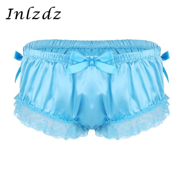 mens sissy underwear shiny soft satin lingerie exotic panties ruffled floral lace cute shorts bowknot knickers briefs underwear, Black;white
mens sissy underwear shiny soft satin lingerie exotic panties ruffled floral lace cute shorts bowknot knickers briefs underwear, Black;white