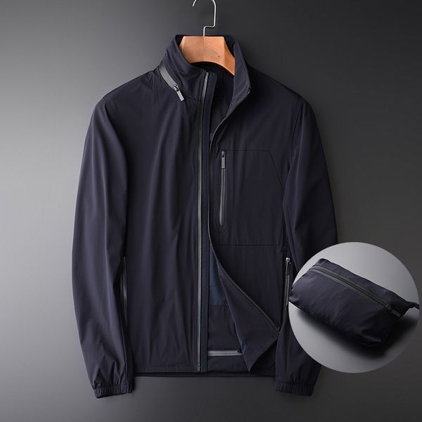 men's jackets hidden hat male luxury thin fabric portable hooded mens and coats fashion stand collar man m-4xl, Black;brown
men's jackets hidden hat male luxury thin fabric portable hooded mens and coats fashion stand collar man m-4xl, Black;brown