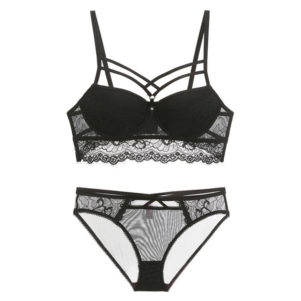 bra & brief sets push up bra with lace broadside lacy underwear women strappy and mesh transparent panties set lingerie, Red;black
bra & brief sets push up bra with lace broadside lacy underwear women strappy and mesh transparent panties set lingerie, Red;black