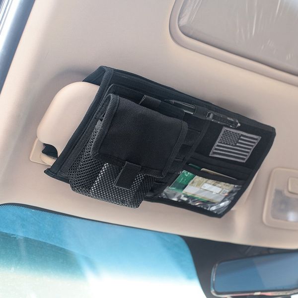 new 1000d nylon tactical molle vehicle visor panel truck car sun visor organizer cd bag holder car styling useful
new 1000d nylon tactical molle vehicle visor panel truck car sun visor organizer cd bag holder car styling useful