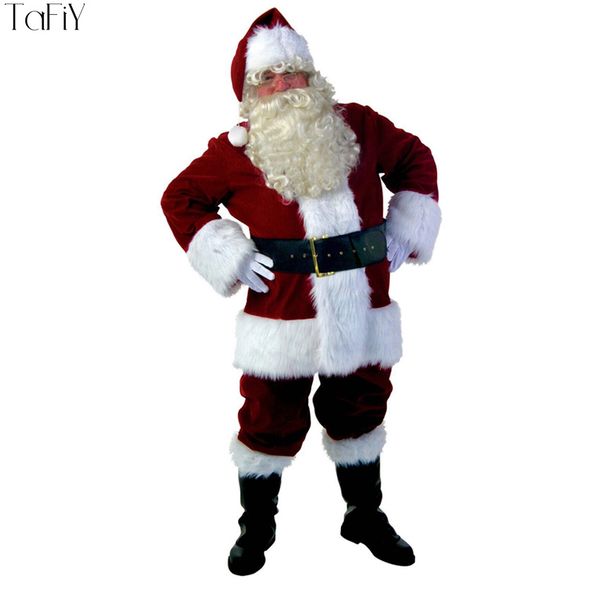 tafiy men christmas suit halloween costume long sleeve fancy christmas cosplay party costume set santa claus for adult, Black;red
tafiy men christmas suit halloween costume long sleeve fancy christmas cosplay party costume set santa claus for adult, Black;red