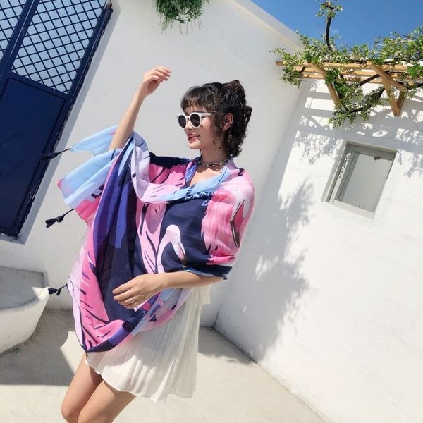 shawl for women scarf dual-purpose ethnic wind seaside holiday sunscreen beach scarf silk printed scarf, Blue;gray
shawl for women scarf dual-purpose ethnic wind seaside holiday sunscreen beach scarf silk printed scarf, Blue;gray