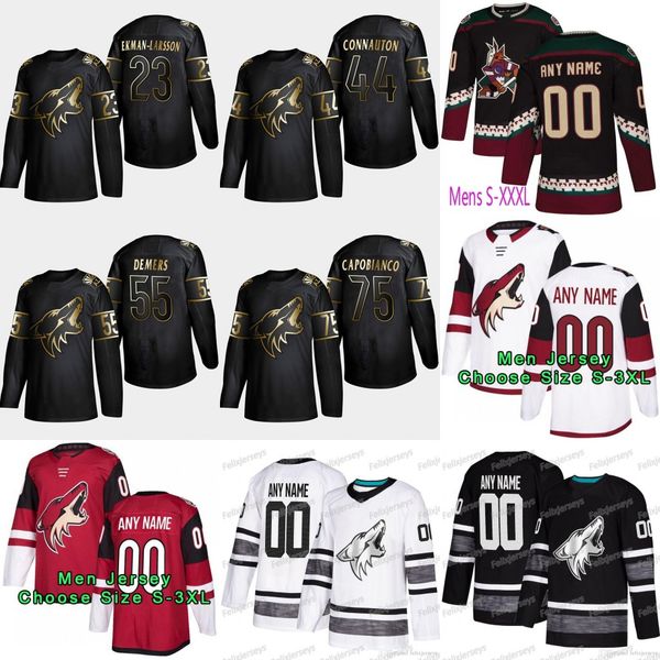 2019 Golden Edition Arizona Coyotes 75 Kyle Capobianco 55 Jason Demers 44 Kevin Connauton 23 Oliver Ekman-Larsson 29 Mario Kempe Jersey
2019 Golden Edition Arizona Coyotes 75 Kyle Capobianco 55 Jason Demers 44 Kevin Connauton 23 Oliver Ekman-Larsson 29 Mario Kempe Jersey