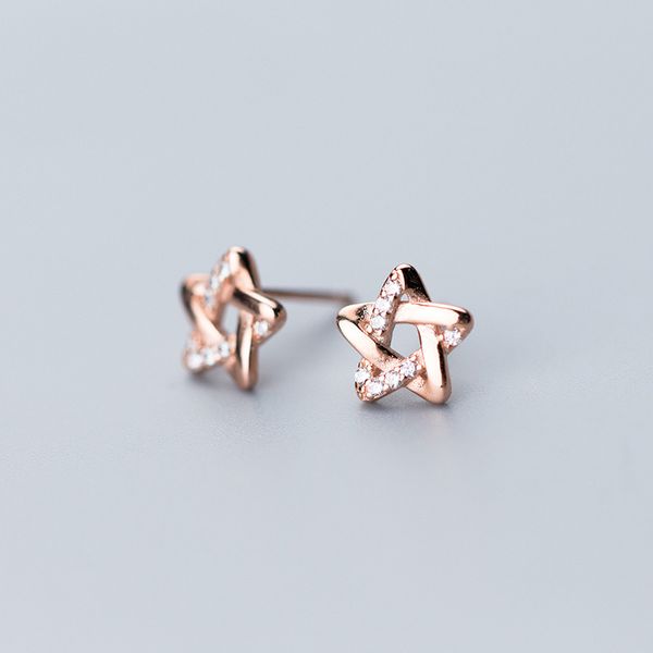 mloveacc 100% real 925 sterling silver shiny pentagram star stud earrings style jewelry for female girl lady miss party, Golden;silver
mloveacc 100% real 925 sterling silver shiny pentagram star stud earrings style jewelry for female girl lady miss party, Golden;silver