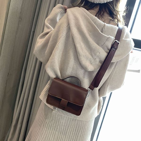 muqgew women leather handbags crossbody brown women retro oil skin small square bag shoulder bag messenger #0521
muqgew women leather handbags crossbody brown women retro oil skin small square bag shoulder bag messenger #0521