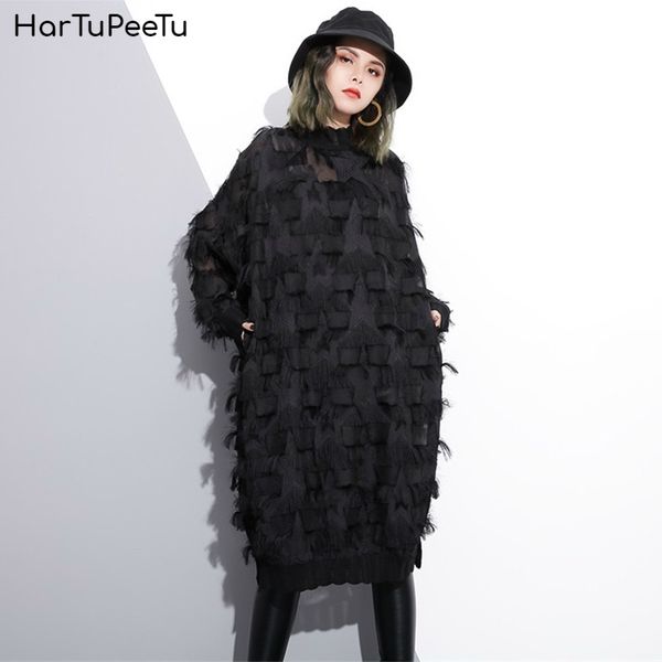 casual dresses oversize summer midi dress 2021 women lace tassel long sleeve geometric starts 1/2 turtleneck side split vestidos mujer, Black;gray
casual dresses oversize summer midi dress 2021 women lace tassel long sleeve geometric starts 1/2 turtleneck side split vestidos mujer, Black;gray