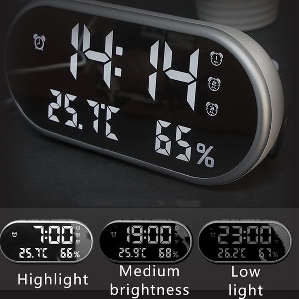 temperature and humidity display meter mirror alarm clock hd led multi-function mirror dual usb port charging alarm clock
temperature and humidity display meter mirror alarm clock hd led multi-function mirror dual usb port charging alarm clock