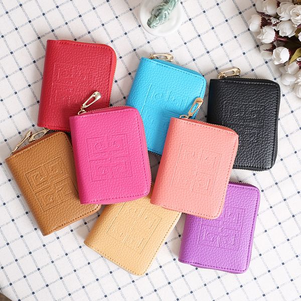 new women mini zipper purses pu leather wallet cash pocket coin pouches card holder wallet fashion handbag girls gifts, Red;black
new women mini zipper purses pu leather wallet cash pocket coin pouches card holder wallet fashion handbag girls gifts, Red;black