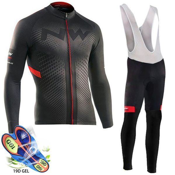 northwave nw pro team 2020 cycling clothes men long sleeve jersey suit outdoor riding bike mtb cycling clothing bib pants set, Black;blue
northwave nw pro team 2020 cycling clothes men long sleeve jersey suit outdoor riding bike mtb cycling clothing bib pants set, Black;blue