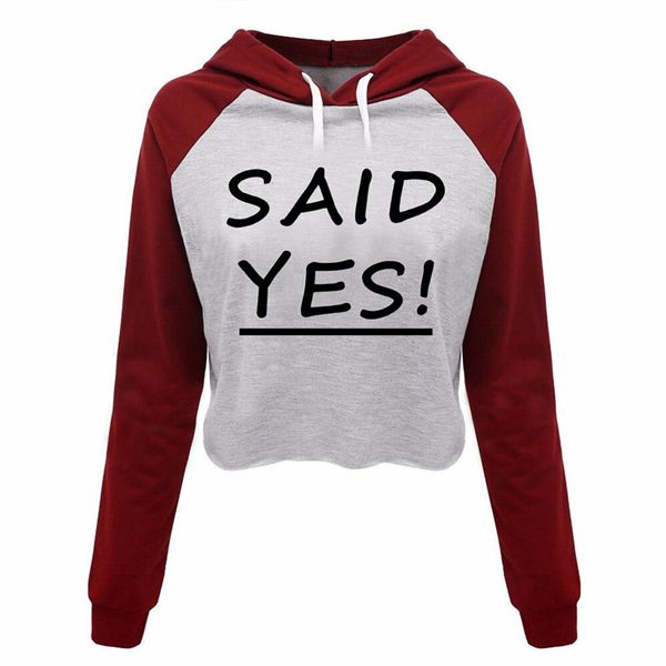 fashion said yes funny long sleeve crop pullover women hoodie girls sweatshirt harajuku femme shirt womens hoodies clothing, Black
fashion said yes funny long sleeve crop pullover women hoodie girls sweatshirt harajuku femme shirt womens hoodies clothing, Black