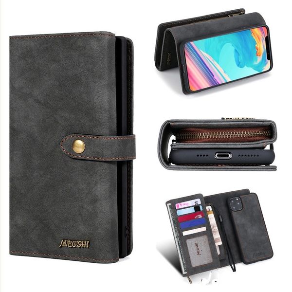 detachable zipper wallet cell phone leather stand cases for iphone 11 pro max with card pocket
detachable zipper wallet cell phone leather stand cases for iphone 11 pro max with card pocket