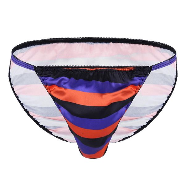 mens sissy panties lingerie soft shiny satin colorful stripes pattern lace trim high cut mini briefs underwear panties, Black;brown
mens sissy panties lingerie soft shiny satin colorful stripes pattern lace trim high cut mini briefs underwear panties, Black;brown