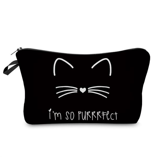 cosmetic organizer bag pure black cute cat prints cosmetic bag fashion women brand makeup bag
cosmetic organizer bag pure black cute cat prints cosmetic bag fashion women brand makeup bag