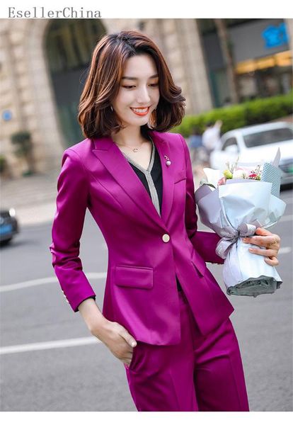 novelty rose professional formal uniform designs pantsuits with pants and jackets coat spring autumn styles ladies blazers, White;black
novelty rose professional formal uniform designs pantsuits with pants and jackets coat spring autumn styles ladies blazers, White;black