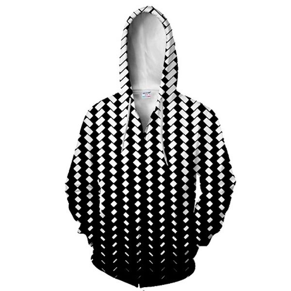 mens hoodie white plaid print 3d hoodies zipper casual tracksuit autumn streetwear hip hop hoodie, Black
mens hoodie white plaid print 3d hoodies zipper casual tracksuit autumn streetwear hip hop hoodie, Black