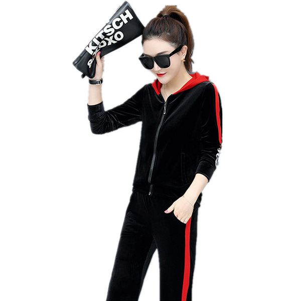 spring leisure velvet two piece outfits for women zipper wide-legged pants suit tracksuit clothing set female sport costume, White
spring leisure velvet two piece outfits for women zipper wide-legged pants suit tracksuit clothing set female sport costume, White