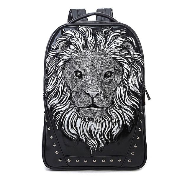 lappattern fashion 3d travel new personality man women bag school 2020 head backpack computer lion wgntd, Red;black 
lappattern fashion 3d travel new personality man women bag school 2020 head backpack computer lion wgntd, Red;black