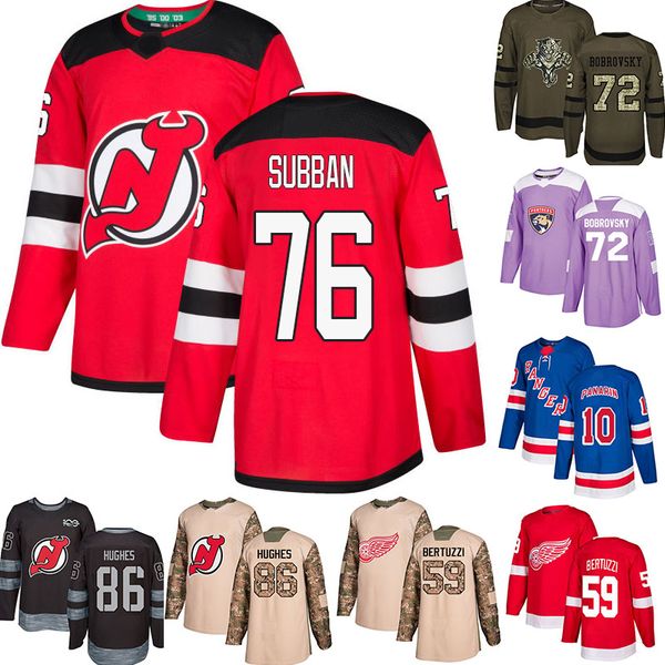 72 Bobrovsky 76 Subban 86 Hughes 10 Panarin 59 Bertuzzi Mens Black Red Purple Stitched Jersey
72 Bobrovsky 76 Subban 86 Hughes 10 Panarin 59 Bertuzzi Mens Black Red Purple Stitched Jersey