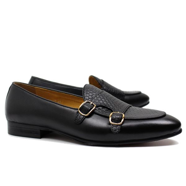 felix chu autumn stylish men loafers black brown genuine leather print hand painted monk strap men's dress shoes wedding party
felix chu autumn stylish men loafers black brown genuine leather print hand painted monk strap men's dress shoes wedding party