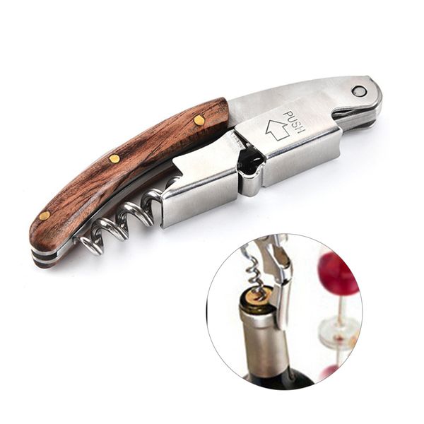 high-end quality wood handle professional wine opener multifunction portable screw corkscrew wine bottle opener kitchen tools
high-end quality wood handle professional wine opener multifunction portable screw corkscrew wine bottle opener kitchen tools